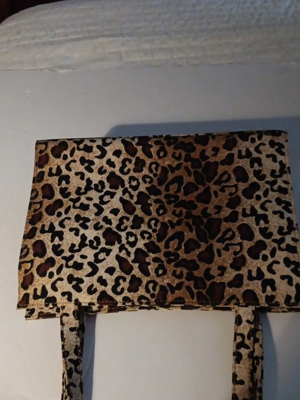 Designer Like Leopard Print Satchel - Brown and Black